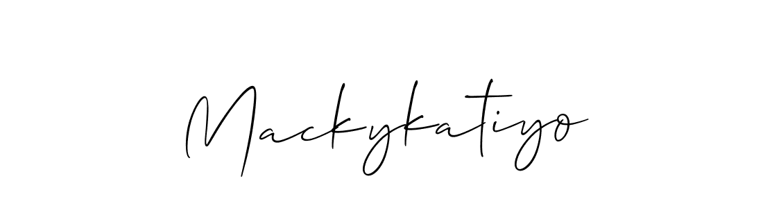 Once you've used our free online signature maker to create your best signature Allison_Script style, it's time to enjoy all of the benefits that Mackykatiyo name signing documents. Mackykatiyo signature style 2 images and pictures png