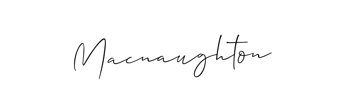 How to Draw Macnaughton signature style? Allison_Script is a latest design signature styles for name Macnaughton. Macnaughton signature style 2 images and pictures png