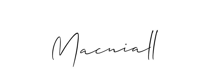 Also we have Macniall name is the best signature style. Create professional handwritten signature collection using Allison_Script autograph style. Macniall signature style 2 images and pictures png