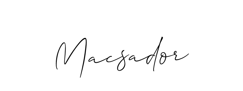 Once you've used our free online signature maker to create your best signature Allison_Script style, it's time to enjoy all of the benefits that Macsador name signing documents. Macsador signature style 2 images and pictures png