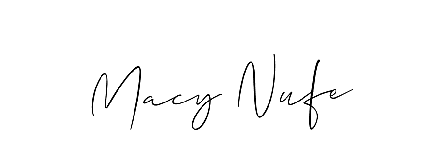 You should practise on your own different ways (Allison_Script) to write your name (Macy Nufe) in signature. don't let someone else do it for you. Macy Nufe signature style 2 images and pictures png