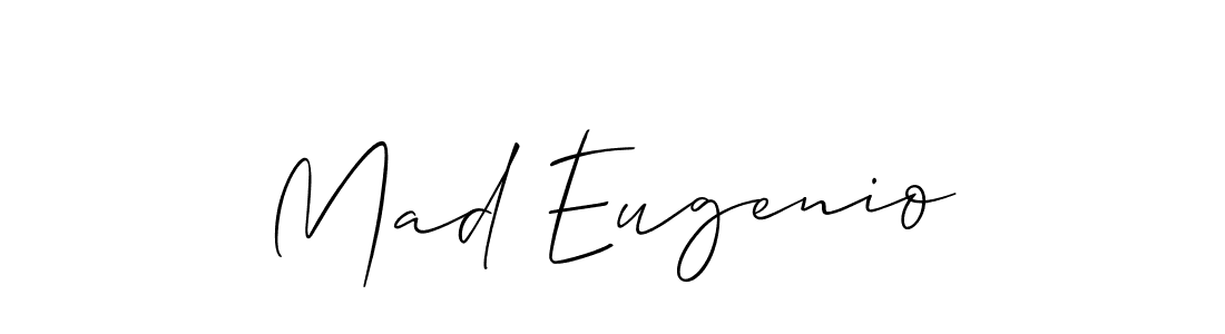 Best and Professional Signature Style for Mad Eugenio. Allison_Script Best Signature Style Collection. Mad Eugenio signature style 2 images and pictures png