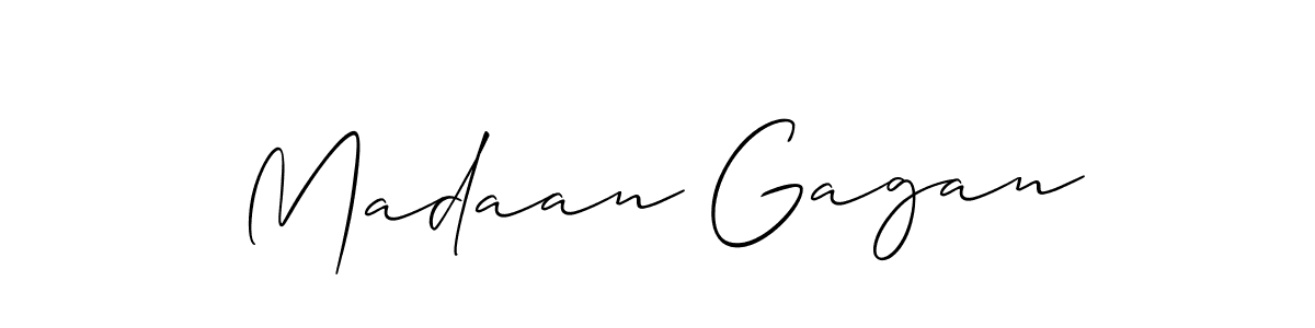 Best and Professional Signature Style for Madaan Gagan. Allison_Script Best Signature Style Collection. Madaan Gagan signature style 2 images and pictures png