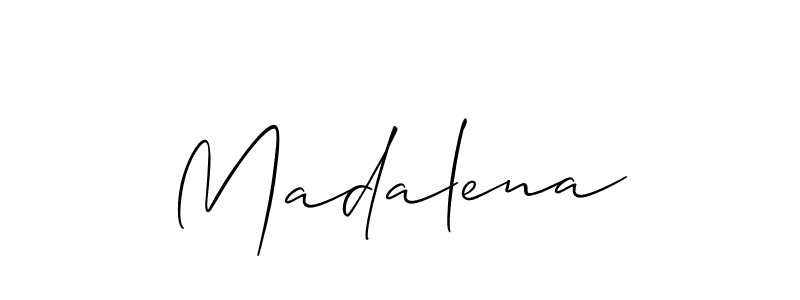 Once you've used our free online signature maker to create your best signature Allison_Script style, it's time to enjoy all of the benefits that Madalena name signing documents. Madalena signature style 2 images and pictures png