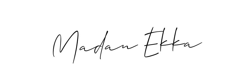 Make a beautiful signature design for name Madan Ekka. Use this online signature maker to create a handwritten signature for free. Madan Ekka signature style 2 images and pictures png