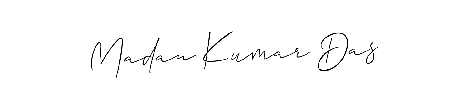 Also You can easily find your signature by using the search form. We will create Madan Kumar Das name handwritten signature images for you free of cost using Allison_Script sign style. Madan Kumar Das signature style 2 images and pictures png