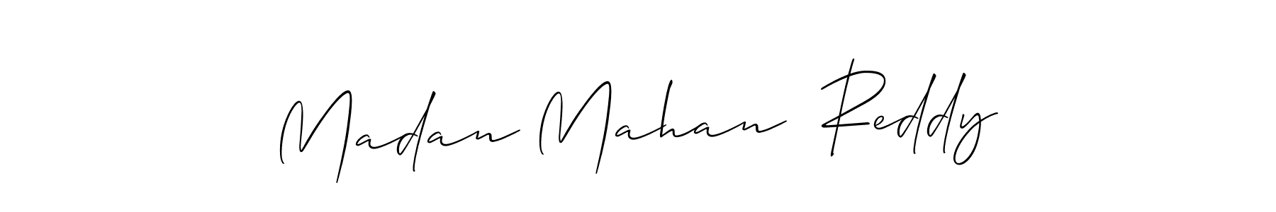 Design your own signature with our free online signature maker. With this signature software, you can create a handwritten (Allison_Script) signature for name Madan Mahan  Reddy. Madan Mahan  Reddy signature style 2 images and pictures png