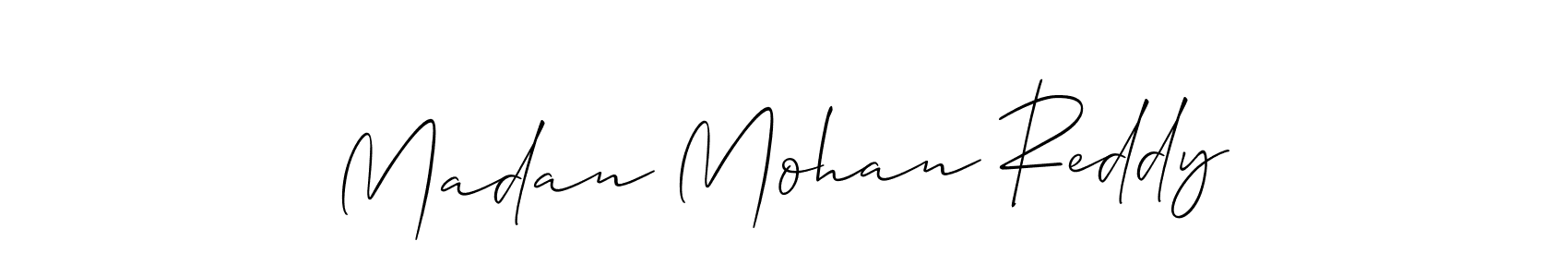 Also You can easily find your signature by using the search form. We will create Madan Mohan Reddy name handwritten signature images for you free of cost using Allison_Script sign style. Madan Mohan Reddy signature style 2 images and pictures png