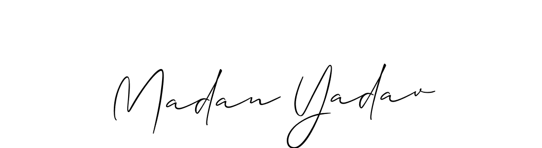 Once you've used our free online signature maker to create your best signature Allison_Script style, it's time to enjoy all of the benefits that Madan Yadav name signing documents. Madan Yadav signature style 2 images and pictures png