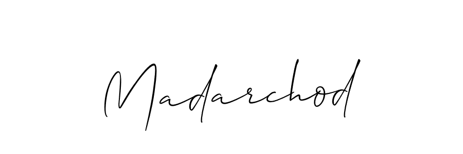 Create a beautiful signature design for name Madarchod. With this signature (Allison_Script) fonts, you can make a handwritten signature for free. Madarchod signature style 2 images and pictures png