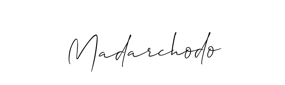 It looks lik you need a new signature style for name Madarchodo. Design unique handwritten (Allison_Script) signature with our free signature maker in just a few clicks. Madarchodo signature style 2 images and pictures png