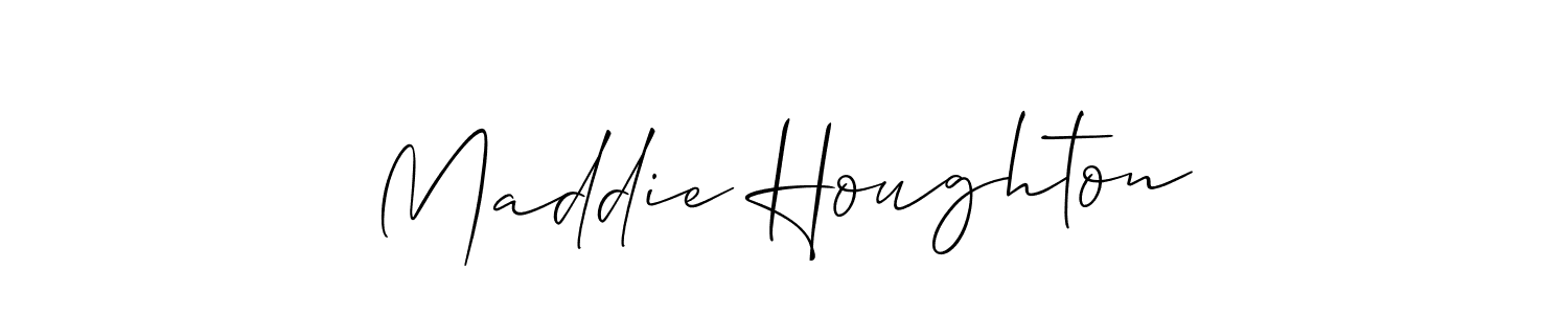 Also we have Maddie Houghton name is the best signature style. Create professional handwritten signature collection using Allison_Script autograph style. Maddie Houghton signature style 2 images and pictures png