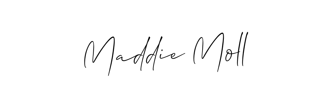 How to Draw Maddie Moll signature style? Allison_Script is a latest design signature styles for name Maddie Moll. Maddie Moll signature style 2 images and pictures png