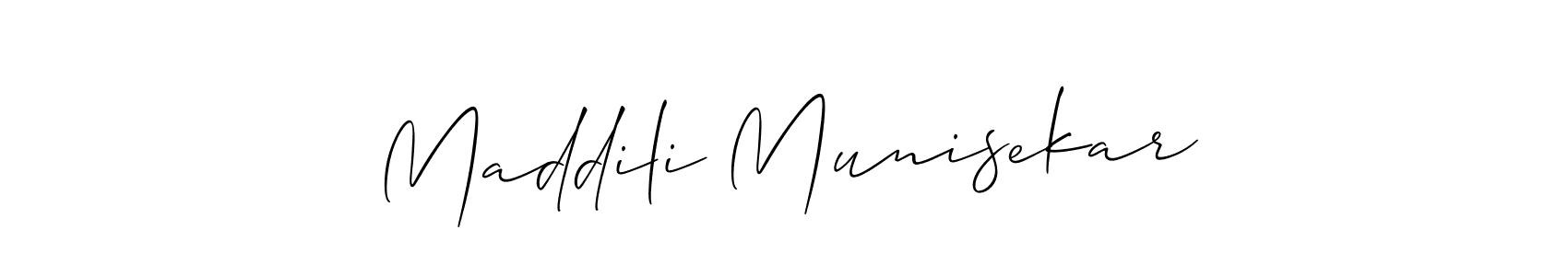Check out images of Autograph of Maddili Munisekar name. Actor Maddili Munisekar Signature Style. Allison_Script is a professional sign style online. Maddili Munisekar signature style 2 images and pictures png