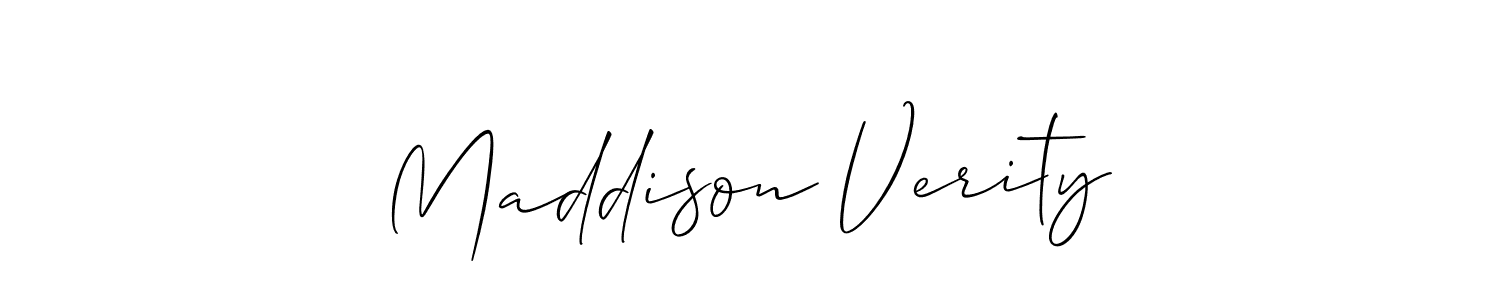 if you are searching for the best signature style for your name Maddison Verity. so please give up your signature search. here we have designed multiple signature styles  using Allison_Script. Maddison Verity signature style 2 images and pictures png