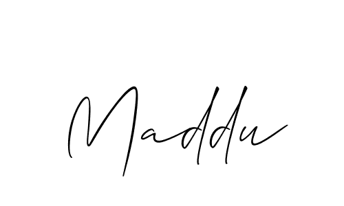 if you are searching for the best signature style for your name Maddu. so please give up your signature search. here we have designed multiple signature styles  using Allison_Script. Maddu signature style 2 images and pictures png