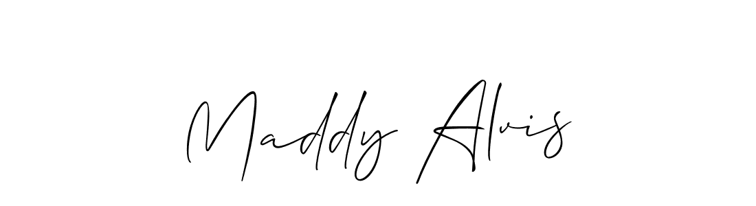 Also You can easily find your signature by using the search form. We will create Maddy Alvis name handwritten signature images for you free of cost using Allison_Script sign style. Maddy Alvis signature style 2 images and pictures png