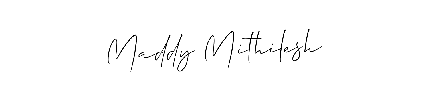 Here are the top 10 professional signature styles for the name Maddy Mithilesh. These are the best autograph styles you can use for your name. Maddy Mithilesh signature style 2 images and pictures png