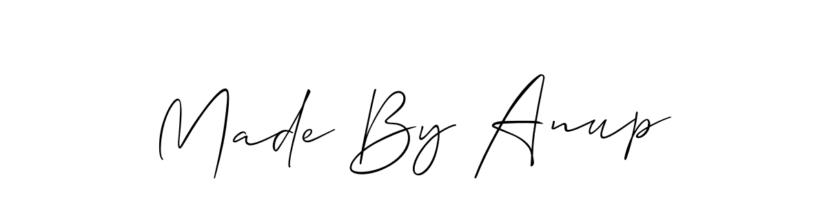 It looks lik you need a new signature style for name Made By Anup. Design unique handwritten (Allison_Script) signature with our free signature maker in just a few clicks. Made By Anup signature style 2 images and pictures png