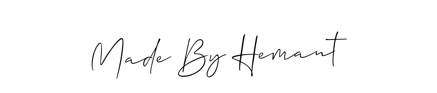 Make a beautiful signature design for name Made By Hemant. Use this online signature maker to create a handwritten signature for free. Made By Hemant signature style 2 images and pictures png