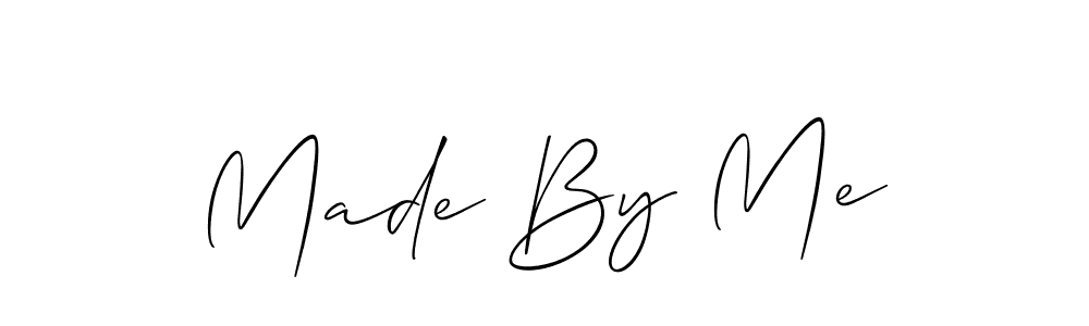 Also we have Made By Me name is the best signature style. Create professional handwritten signature collection using Allison_Script autograph style. Made By Me signature style 2 images and pictures png