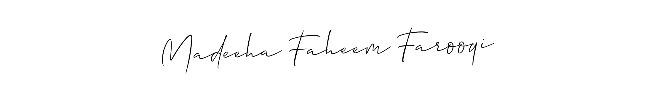 Best and Professional Signature Style for Madeeha Faheem Farooqi. Allison_Script Best Signature Style Collection. Madeeha Faheem Farooqi signature style 2 images and pictures png
