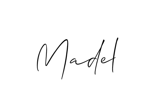 Check out images of Autograph of Madel name. Actor Madel Signature Style. Allison_Script is a professional sign style online. Madel signature style 2 images and pictures png