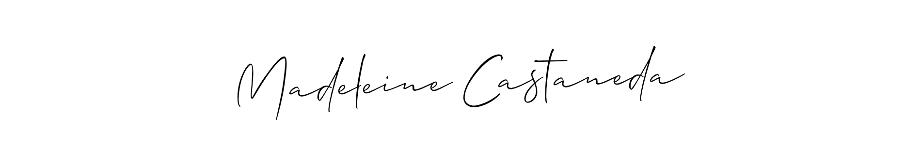 This is the best signature style for the Madeleine Castaneda name. Also you like these signature font (Allison_Script). Mix name signature. Madeleine Castaneda signature style 2 images and pictures png