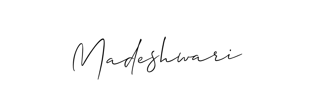 Also we have Madeshwari name is the best signature style. Create professional handwritten signature collection using Allison_Script autograph style. Madeshwari signature style 2 images and pictures png