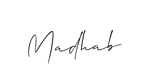 You can use this online signature creator to create a handwritten signature for the name Madhab. This is the best online autograph maker. Madhab signature style 2 images and pictures png