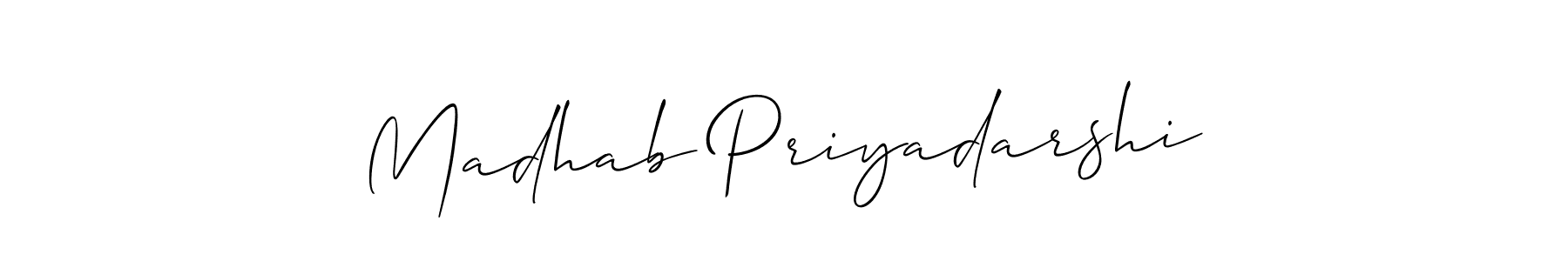 This is the best signature style for the Madhab Priyadarshi name. Also you like these signature font (Allison_Script). Mix name signature. Madhab Priyadarshi signature style 2 images and pictures png