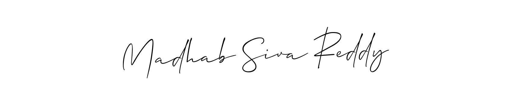 Check out images of Autograph of Madhab Siva Reddy name. Actor Madhab Siva Reddy Signature Style. Allison_Script is a professional sign style online. Madhab Siva Reddy signature style 2 images and pictures png