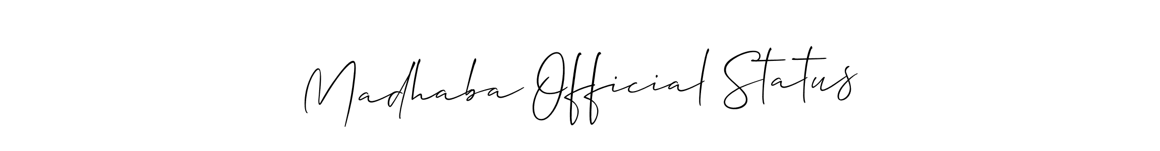 Here are the top 10 professional signature styles for the name Madhaba Official Status. These are the best autograph styles you can use for your name. Madhaba Official Status signature style 2 images and pictures png