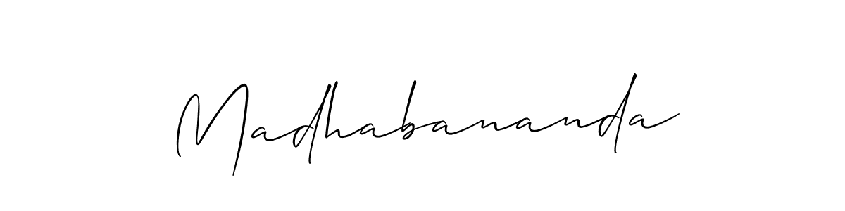 Best and Professional Signature Style for Madhabananda. Allison_Script Best Signature Style Collection. Madhabananda signature style 2 images and pictures png