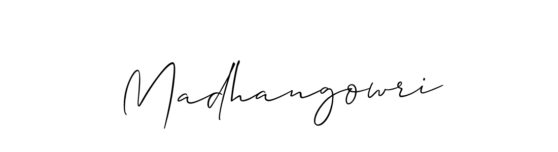 Once you've used our free online signature maker to create your best signature Allison_Script style, it's time to enjoy all of the benefits that Madhangowri name signing documents. Madhangowri signature style 2 images and pictures png