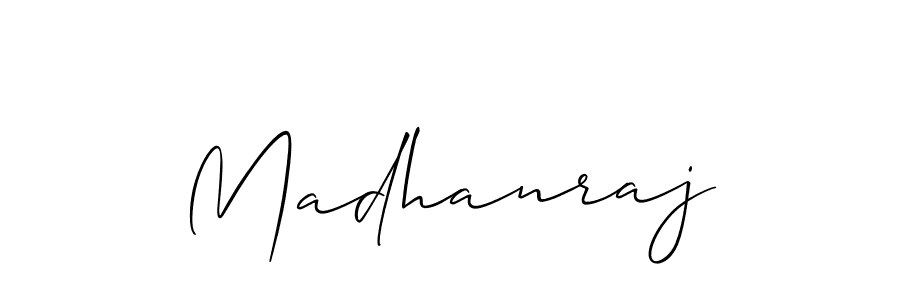 How to Draw Madhanraj signature style? Allison_Script is a latest design signature styles for name Madhanraj. Madhanraj signature style 2 images and pictures png