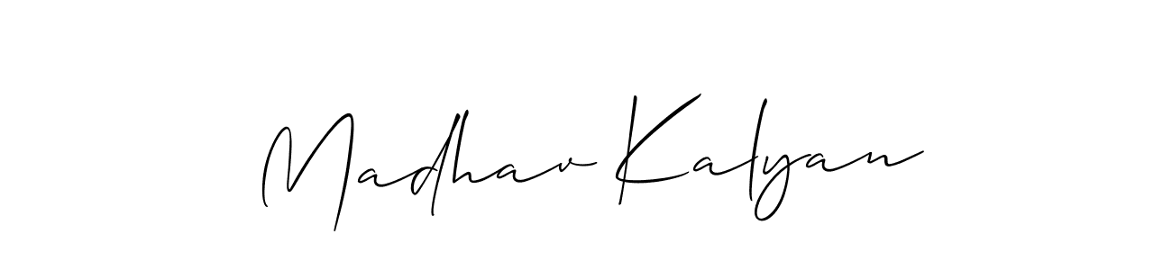 Make a short Madhav Kalyan signature style. Manage your documents anywhere anytime using Allison_Script. Create and add eSignatures, submit forms, share and send files easily. Madhav Kalyan signature style 2 images and pictures png