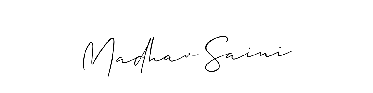 Here are the top 10 professional signature styles for the name Madhav Saini. These are the best autograph styles you can use for your name. Madhav Saini signature style 2 images and pictures png