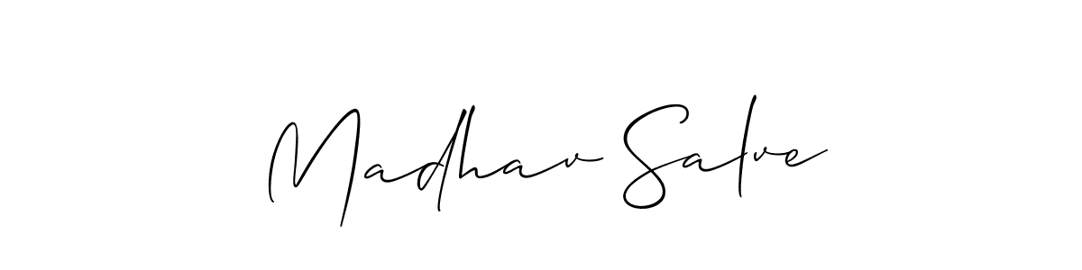 Once you've used our free online signature maker to create your best signature Allison_Script style, it's time to enjoy all of the benefits that Madhav Salve name signing documents. Madhav Salve signature style 2 images and pictures png