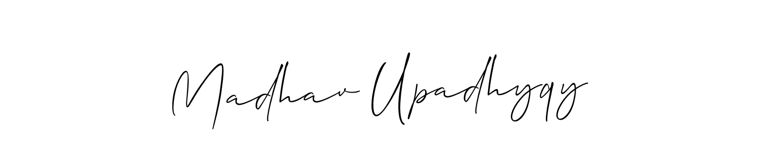 Make a beautiful signature design for name Madhav Upadhyqy. Use this online signature maker to create a handwritten signature for free. Madhav Upadhyqy signature style 2 images and pictures png