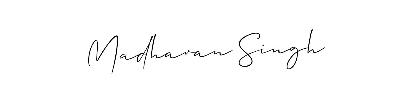 if you are searching for the best signature style for your name Madhavan Singh. so please give up your signature search. here we have designed multiple signature styles  using Allison_Script. Madhavan Singh signature style 2 images and pictures png