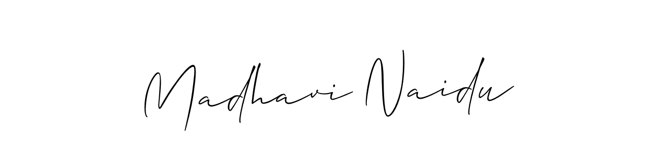 if you are searching for the best signature style for your name Madhavi Naidu. so please give up your signature search. here we have designed multiple signature styles  using Allison_Script. Madhavi Naidu signature style 2 images and pictures png