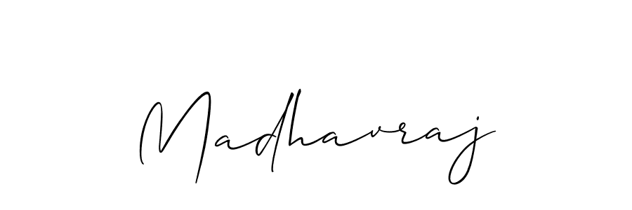 Create a beautiful signature design for name Madhavraj. With this signature (Allison_Script) fonts, you can make a handwritten signature for free. Madhavraj signature style 2 images and pictures png