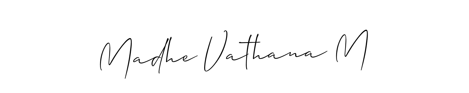 Here are the top 10 professional signature styles for the name Madhe Vathana M. These are the best autograph styles you can use for your name. Madhe Vathana M signature style 2 images and pictures png