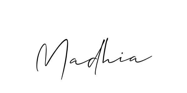 Here are the top 10 professional signature styles for the name Madhia. These are the best autograph styles you can use for your name. Madhia signature style 2 images and pictures png