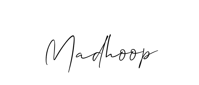 Best and Professional Signature Style for Madhoop. Allison_Script Best Signature Style Collection. Madhoop signature style 2 images and pictures png