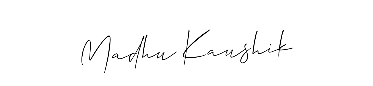 Best and Professional Signature Style for Madhu Kaushik. Allison_Script Best Signature Style Collection. Madhu Kaushik signature style 2 images and pictures png