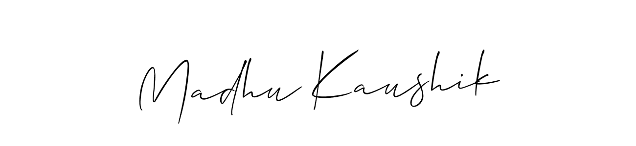 Best and Professional Signature Style for Madhu Kaushik. Allison_Script Best Signature Style Collection. Madhu Kaushik signature style 2 images and pictures png