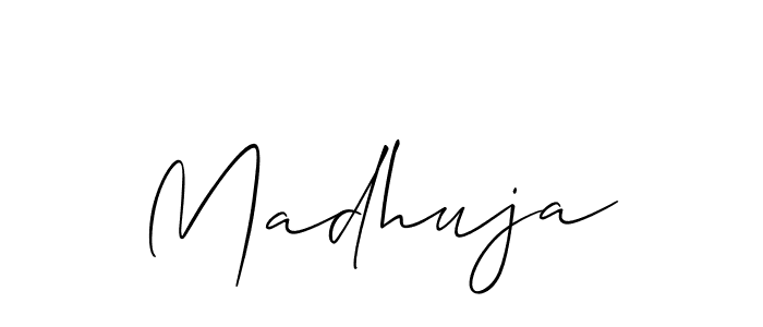 Check out images of Autograph of Madhuja name. Actor Madhuja Signature Style. Allison_Script is a professional sign style online. Madhuja signature style 2 images and pictures png