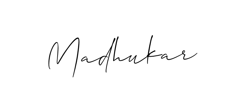 if you are searching for the best signature style for your name Madhukar. so please give up your signature search. here we have designed multiple signature styles  using Allison_Script. Madhukar signature style 2 images and pictures png